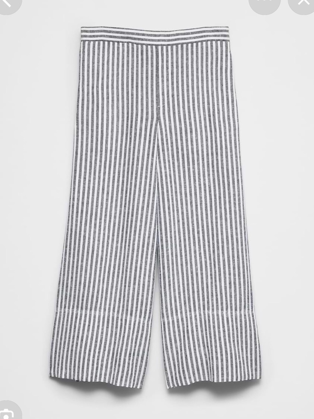 Banana Republic Wide Leg Cropped linens pants NWT
